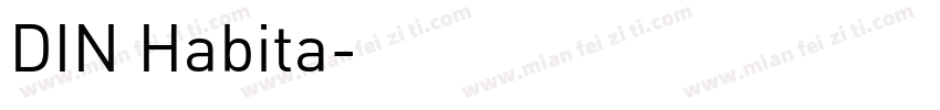 DIN Habita字体转换